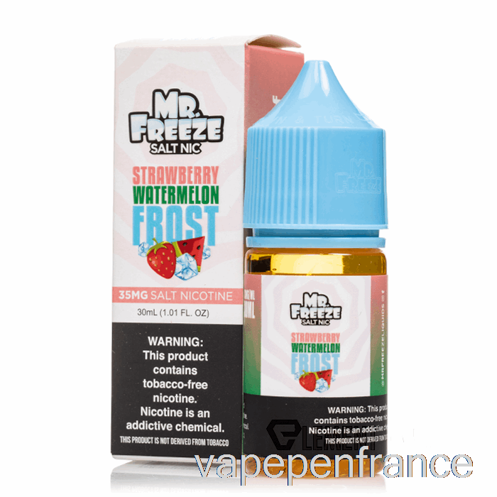 Gel De Pastèque à La Fraise - Mr Freeze Salts - Stylo Vape 30 Ml 50 Mg